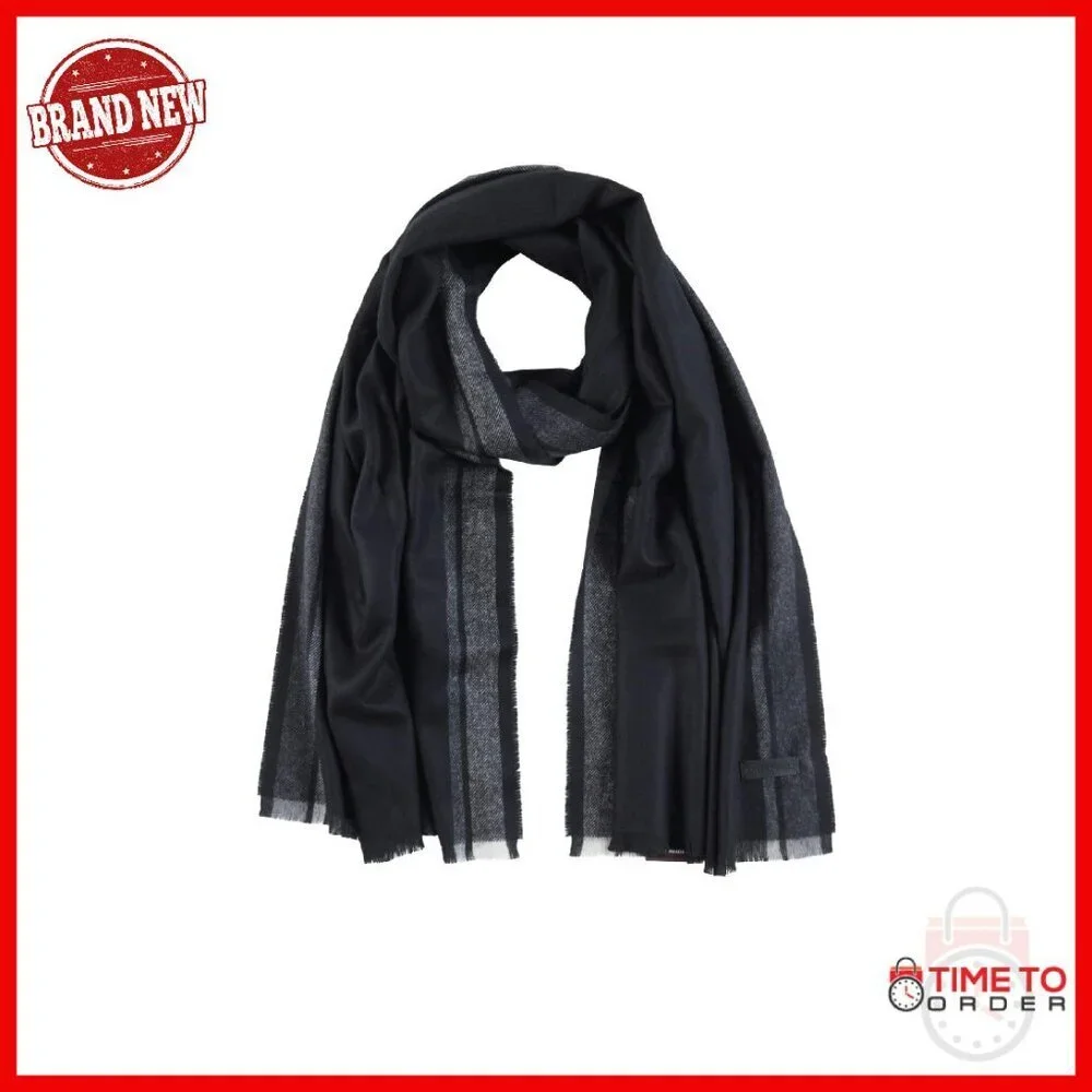 Men's Lightweight Oversized Silk Cashmere Scarf - Winter Luxury Accessory